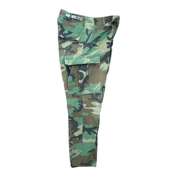 USGI Army Woodland Camo BDU Cargo Combat Pants Trousers Small Regular - Picture 4 of 5